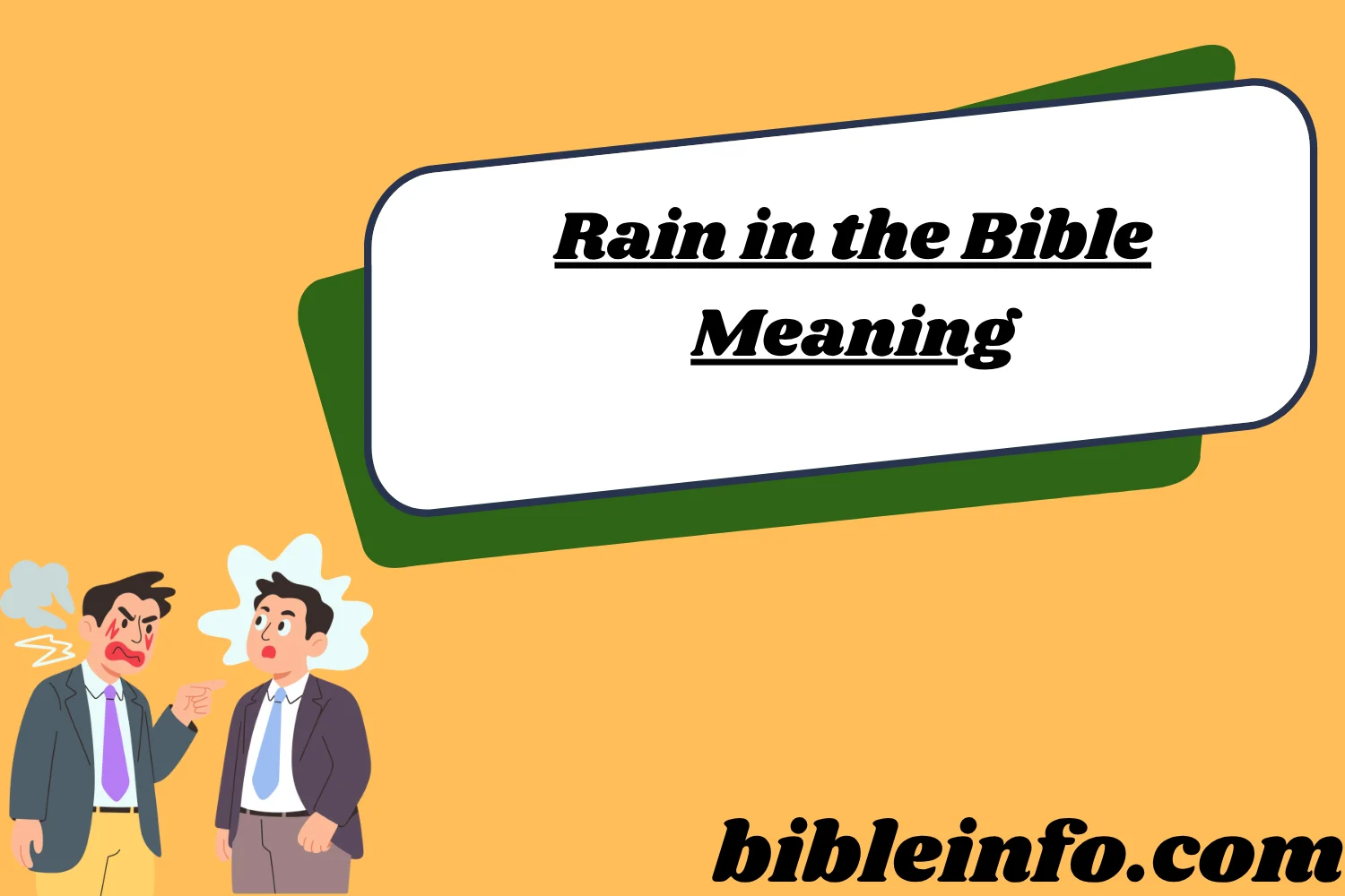 Rain in the Bible Meaning